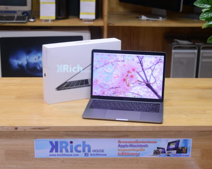 MacBook Pro Retina 13-inch ( Touch Bar ) 2017. Core i5 3.1GHz. Ram 8GB. SSD 256GB. ( Space Gray ) Full Box