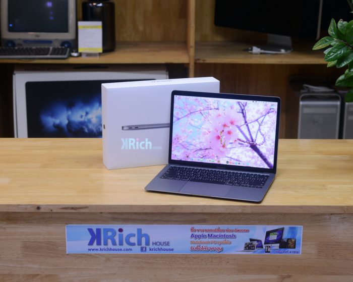 MacBook Air 13-inch 2020. Apple CPU M1 8-Core GPU 8-Core RAM 8GB. SSD 512GB. ( Space Grey ) Full Box Apple Care+ Warranty 24-07-2024