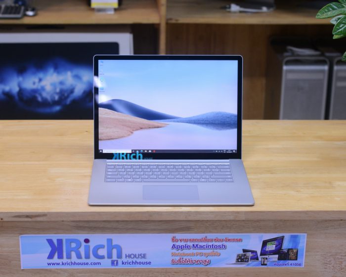 Microsoft Surface Laptop 4 15-inch (Platinum) AMD 8-Core Ryzen 7 4980U 2.0GHz. Ram 8GB. SSD 256GB. Microsoft Warranty 18-07-2022