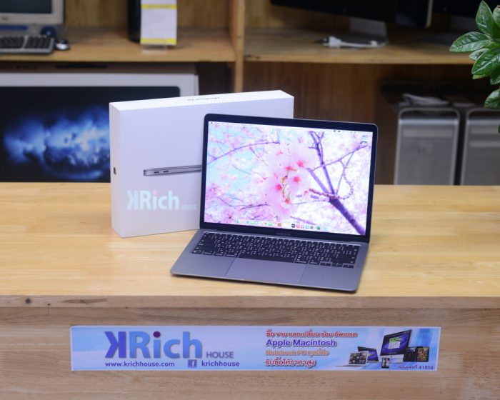 MacBook Air 13-inch 2020. Apple M1 8-Core GPU 7-Core RAM 8GB. SSD 256GB. ( Space Grey ) Full Box Apple Warranty 14-05-2022