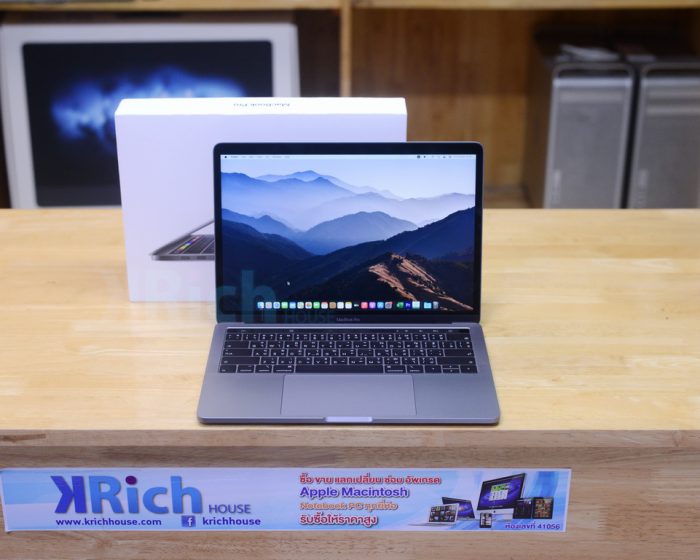 MacBook Pro 13-inch 2019 (Space Gray) Touch Bar Quad-Core i5 2.4GHz. RAM 8GB SSD 256GB / Full Box * Apple Warranty 04-10-2022