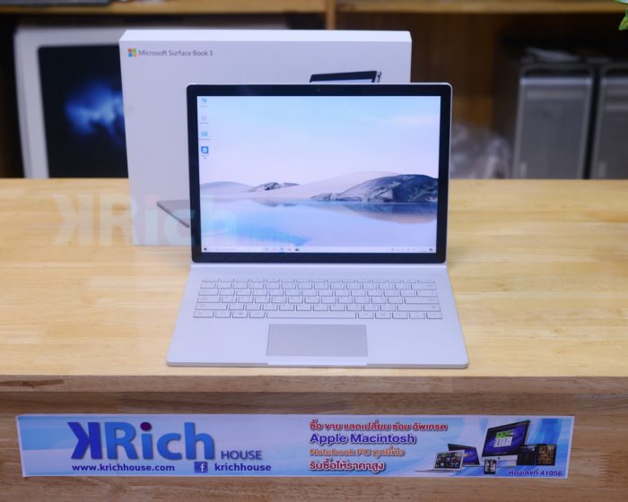 Microsoft Surface Book 3 (Platinum) 13.5” Quad-core 10th Gen Intel Core i5-1035G7 RAM 8GB SSD 256GB / Touch Screen / Full box