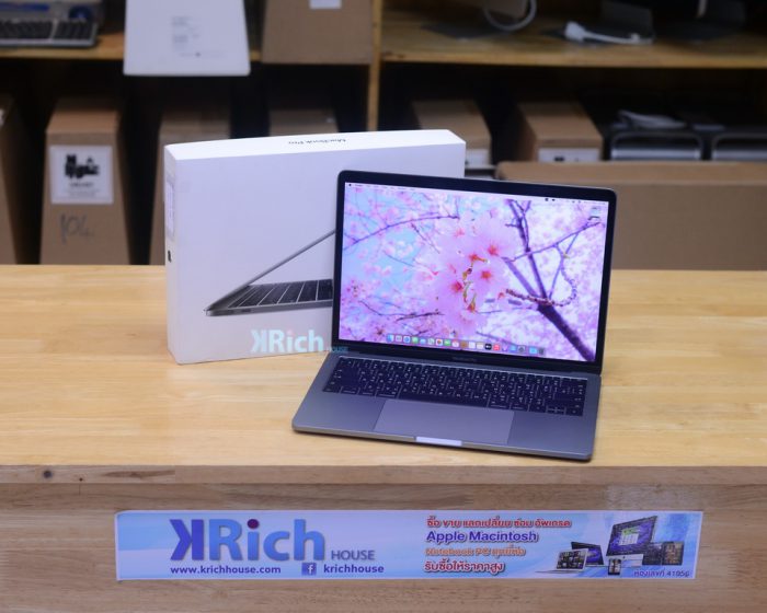 MacBook Pro Retina 13-inch. 2017. ( Non Touch Bar ) Intel Core i5 2.3GHz. Ram 8GB. SSD 128GB. ( Space Gray ) Full Box.