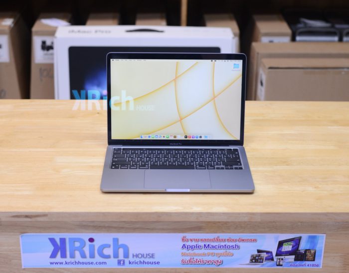 MacBook Pro 13-inch 2020. Apple M1 8-Core RAM 8GB/ SSD 256GB/ ( Space Gray ) Apple Warranty 22-4-2022