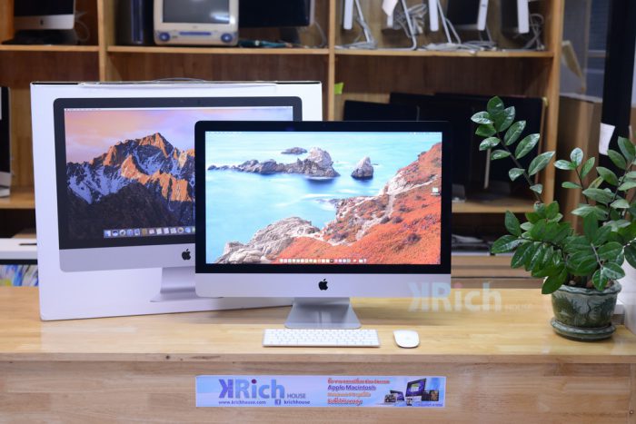 ​iMac 27-inch Retina 5K 2017 / Quad-Core i5 3.4GHz / RAM 8GB / Fusion Drive 1TB Raden Pro 570 / Full Box