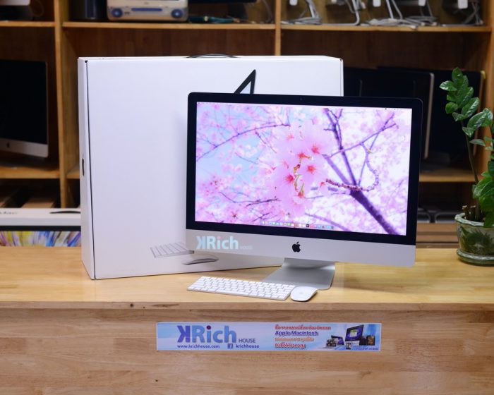 iMac 27-inch Retina 5K Late 2015. Quad-Core i5 3.2GHz. RAM 8GB. HDD 1TB. AMD Radeon R9 M380 Full Box