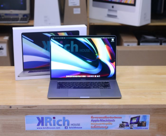 MacBook Pro (Retina 16-inch 2019) 6‑Core i7 2.6GHz RAM 16GB SSD 512GB (Space Grey) / AMD Radeon Pro 5300M/ Full Box / Apple Care+ 30-11-2022