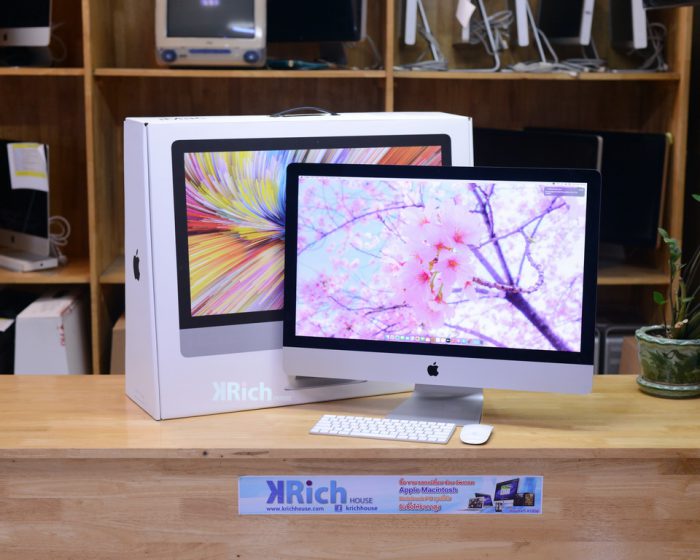 iMac 27-inch Retina 5K 2020. 6-Core i5 3.1GHz. RAM 8GB. SSD 256GB. Radeon Pro 5300 Full Box Apple Care+ Warranty 30-08-2023