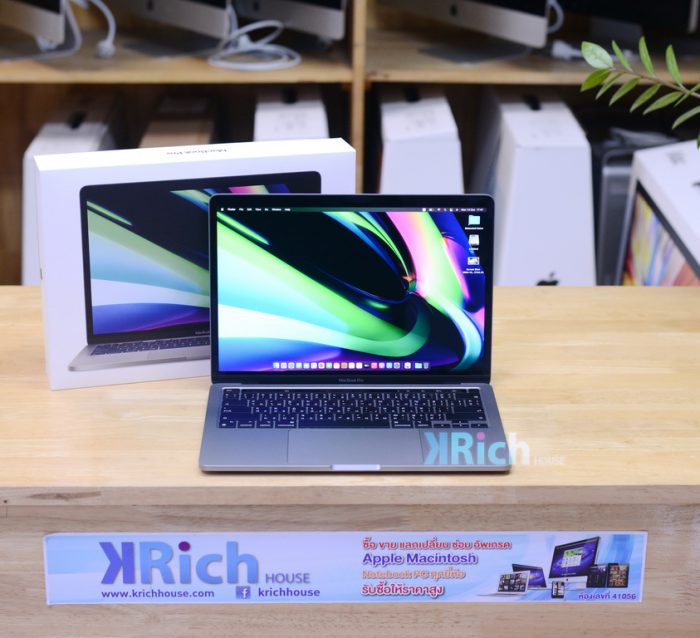 MacBook Pro 13-inch 2020 (Space Gray) M1 8-Core /RAM 8GB /SSD 256GB / Full Box / Wrt. 20-7-2022