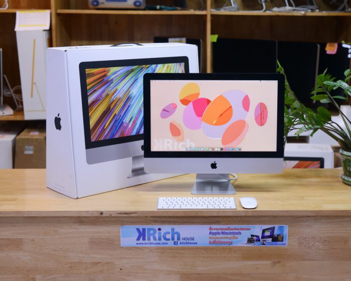 iMac 21.5″ 4k 2019 Quad Core i3 3.6GHz RAM 8GB HDD1TB Radeon Pro 555X 2GB / Full Box