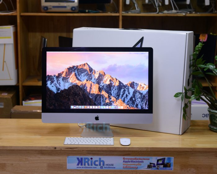 iMac 27-inch Retina 5K 2017 Quad-Core i5 3.4GHz. RAM 16GB Fusion Drive 1TB Raden Pro 570 4GB FullBox