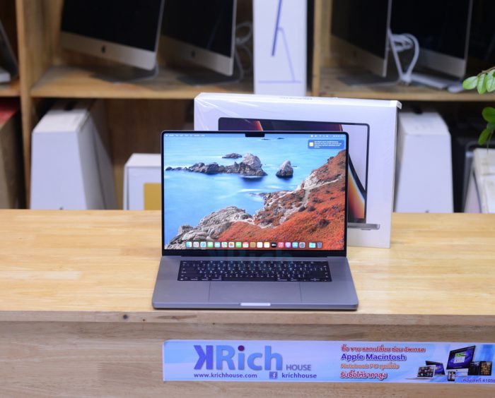 MacBook Pro 16-inch 2021 M1 Pro 10-Core CPU / 16-Core GPU RAM 16GB SSD 1TB SpaceGrey FullBox Apple Warranty 27-01-23