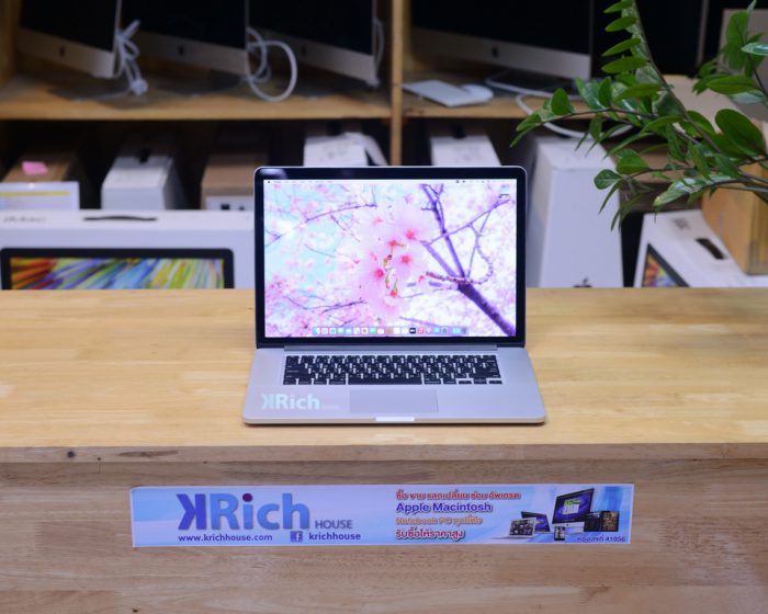 MacBook Pro Retina 15-inch Mid 2014. Quad-Core i7 2.2GHz. RAM 16GB. SSD 256GB. Intel Iris Pro