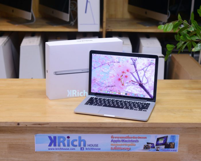 MacBook Pro Retina 13-inch. Late 2013. Intel Core i5 2.4GHz. RAM 4GB. SSD 128GB. Full Box