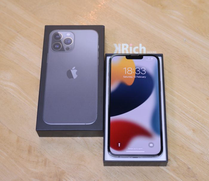 iPhone 13 Pro Max 128GB (Graphite) / Full Box / Apple Warranty 31-1-2023