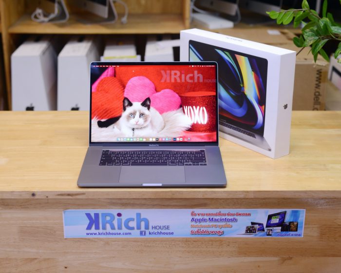 MacBook Pro 16-inch 2019 Touch Bar (Space Gray) 6-Core i7 2.6GHz. RAM 16GB SSD 512GB Radeon Pro 5300M / Full Box