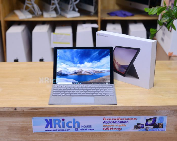 Microsoft Surface Pro 7 (Black) Intel Core i5-1035G4 1.10GHz RAM 8GB SSD 256 GB / 12.3” 2736 x 1824 Pixel (267 PPI) Touch Screen / Box + Type Cover Keyboard