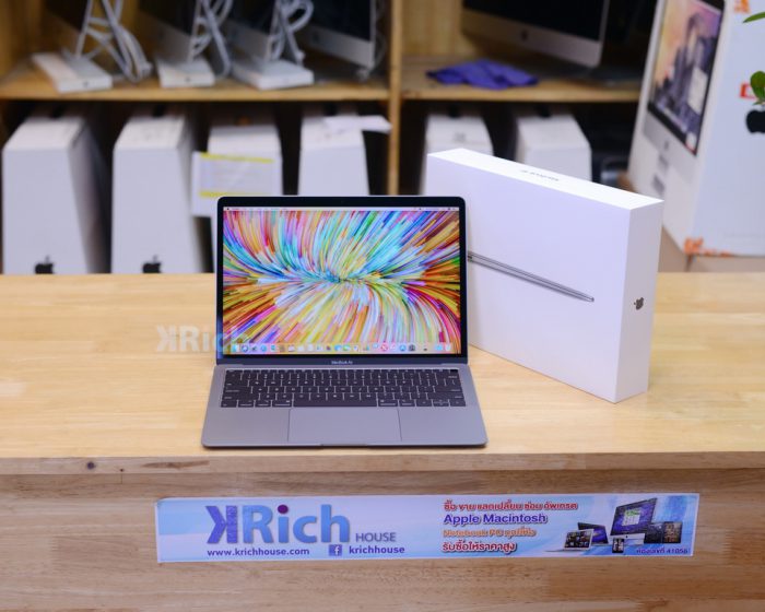 ของใหม่แกะกล่อง MacBook Air 13-inch 2018 (Space Gray) Core i5 1.6GHz RAM 8GB SSD 256GB / Full Box / US Keyboard * Apple Warranty 07-01-2023
