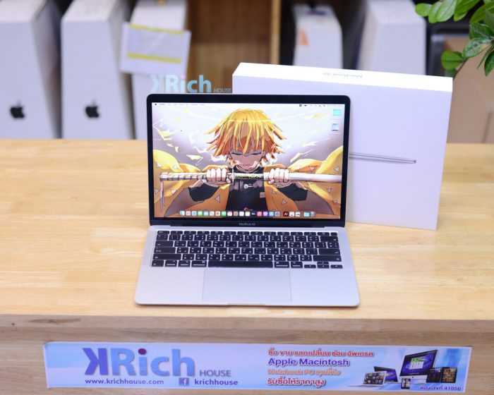 CTO - MacBook Air Retina 13-inch 2020 (Silver) / Core i7 1.2GHz / RAM 8GB / SSD 256GB / Intel Iris Plus Graphics / Full Box