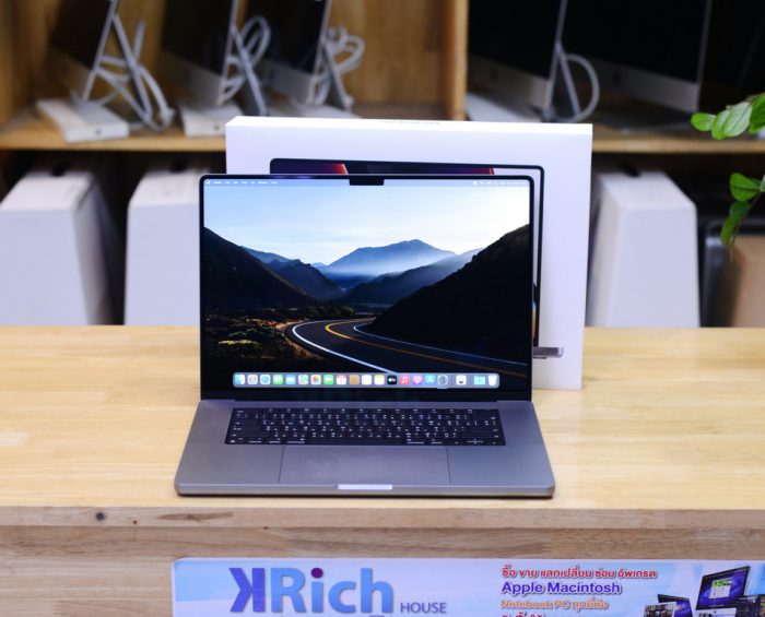 MacBook Pro 16-inch 2021 M1 Pro 10-Core CPU / 16-Core GPU RAM 16GB SSD 1TB SpaceGrey FullBox Apple Warranty 14-02-23