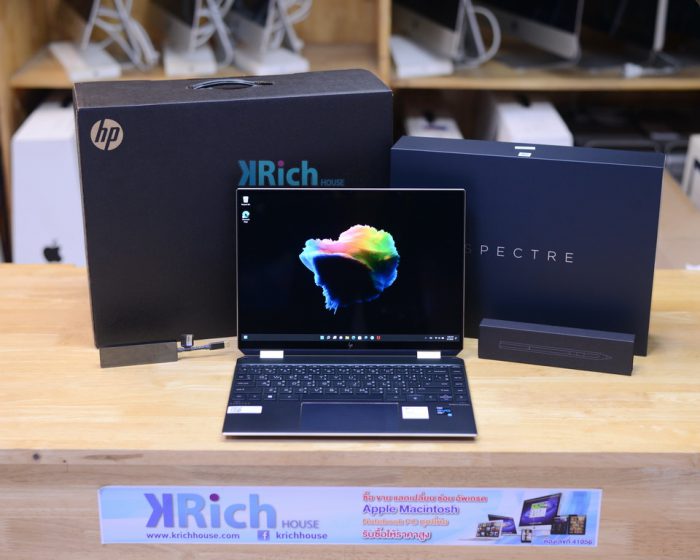 HP Spectre x360 Convertible 14-ea1000TU / 13.5-inch / Core™ i7-1195G7 / Ram 16 GB / *TOP MODEL* Intel® Optane™ 32GB H10 + SSD1TB / Touch Screen / Soft Case + Pen + USB Hub / Windows 11 Home - License/ Wrt. 18/1/2025-Onsite / FullBox