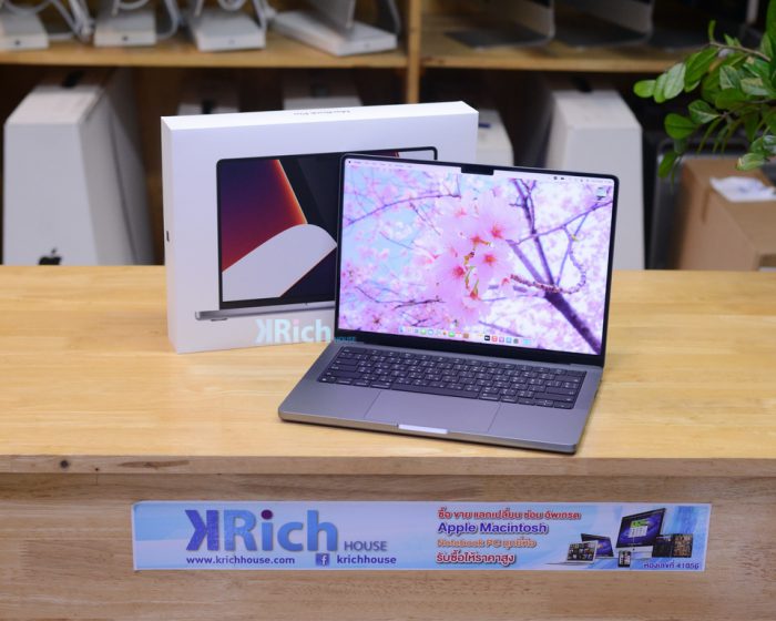 MacBook Pro Liquid Retina XDR 14-inch 2021. Apple M1 Pro CPU 8-Core GPU 14-Core RAM 16GB. SSD 512GB. ( Space Grey ) Full Box Apple Warranty 24-11-2022