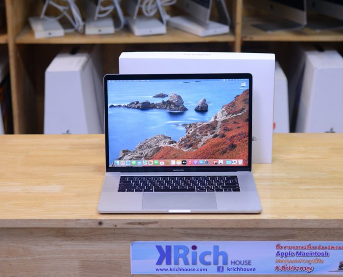 MacBook Pro Retina 15-inch. 2018 ( Silver ) 6-Core i7 2.2GHz. RAM 16GB SSD 256GB FullBox