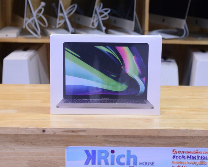 New in Box MacBook Pro 13-inch 2020 (Space Gray) Apple M1 8-Core RAM 8GB SSD 256GB Full Box Apple Warranty 1 Year