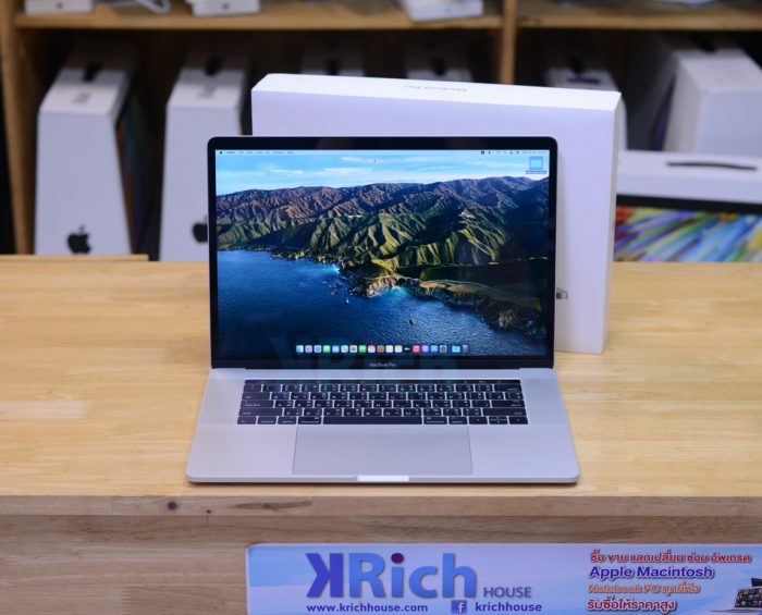 TOP MODEL - MacBook Pro 15-inch 2016 Touch Bar (Silver) Quad-Core i7 2.7GHz RAM 16GB SSD 512GB Radeon Pro 455 (2GB)  Full Box
