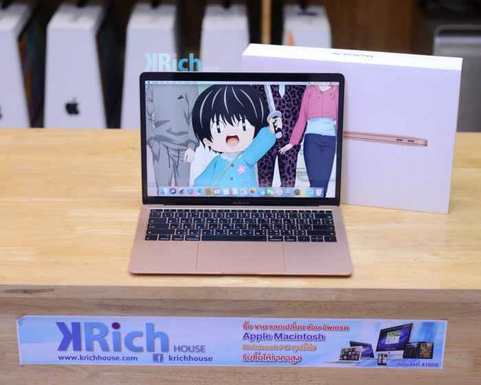 MacBook Air 13-inch 2019 ( Gold ) Core i5 1.6GHz / RAM 8GB / SSD 256GB / Full Box