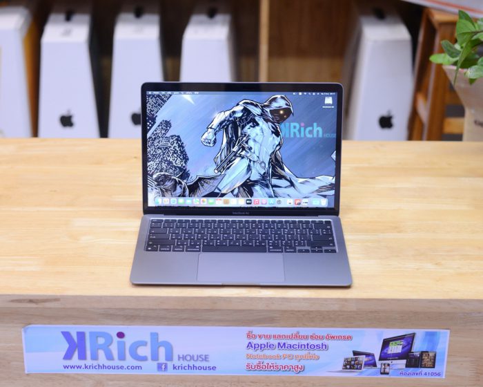 MacBook Air 13-inch 2020 ( Space Gray ) Apple M1 8-Core GPU 8-Core / RAM 8GB / SSD 512GB / Full Box / Wrt. 29-4-2023