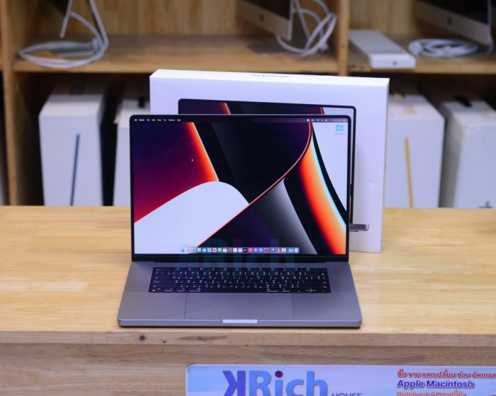 MacBook Pro 16-inch 2021 M1 Pro 10-Core CPU / 16-Core GPU RAM 16GB SSD 512GB SpaceGrey FullBox Apple Warranty 08-12-22