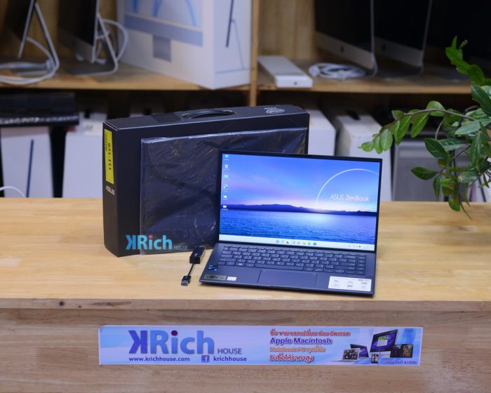 Asus ZenBook 14 UX435EAL-KC054TS Intel 4-Core i5-1135G7 2.40GHz. Ram 8GB. SSD 512GB. Full Box + Softcase Asus Warranty On-Site 30-12-2023