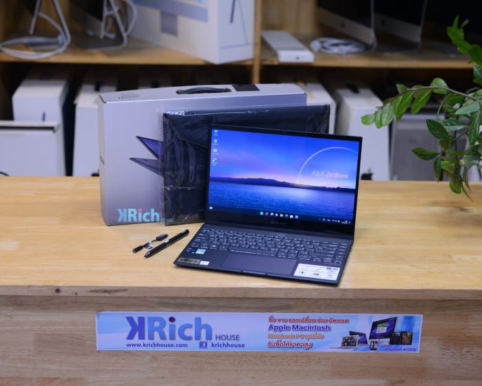 Asus ZenBook Flip 13 UX363EA-HP184TS Intel 4-Core i5-1135G7 2.40GHz. Ram 8GB. SSD 512GB. ( OLED Touch Screen Display ) Full Box + Pen + Softcase Asus Warranty On-Site 02-01-2024