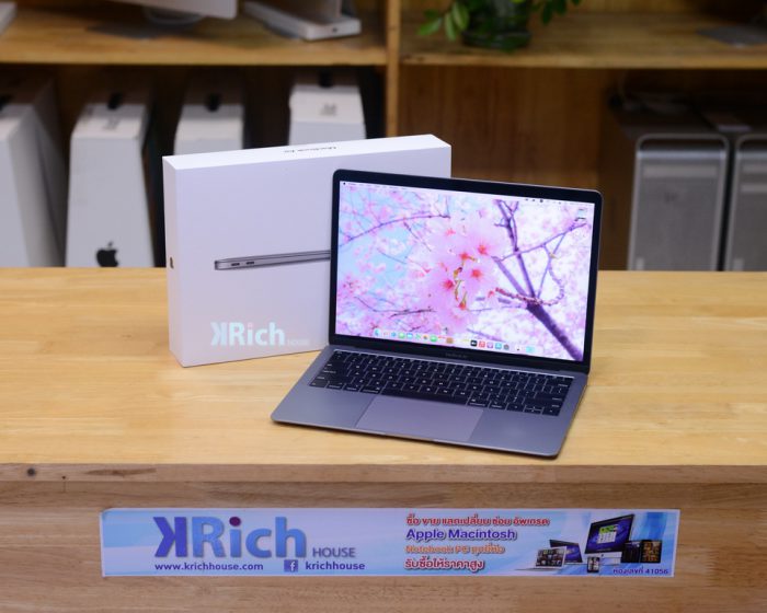 MacBook Air 13-inch 2018. Core i5 1.6GHz. RAM 8GB. SSD 256GB. ( Space Gray ) Full Box ( Keyboard English )