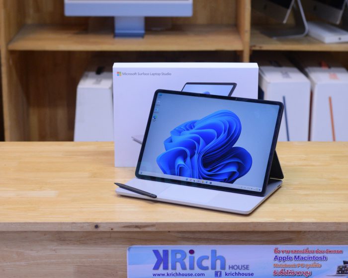 TOP MODEL - Microsoft Surface Laptop Studio Quad-core 11th Gen Intel Core H35 i7-11370H 3.3GHz RAM 32GB SSD 1TB 14.4-inch PixelSense Flow Display TouchScreen Windows 11 Home License+Microsoft Surface Slim Pen Microsoft Warranty 18-04-2023