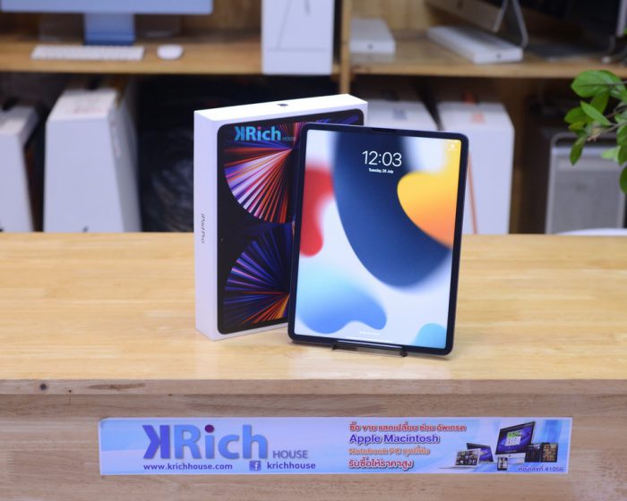 iPad Pro 12.9-inch 2021 ( Gen 5 / Chip M1 ) 512GB Wi-Fi ( Space Gray ) Full Box Apple Warranty 11-03-2023