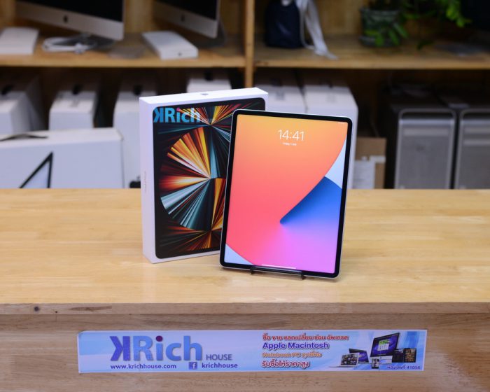 iPad Pro 12.9-inch 2021 ( Gen 5 / Chip M1 ) 512GB Wi-Fi ( Silver ) Full Box Apple Warranty 11-01-2023