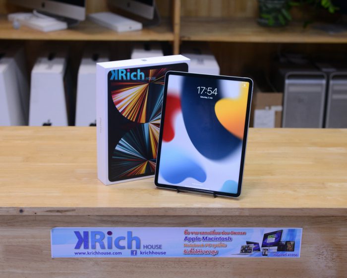 iPad Pro 12.9-inch 2021 ( Gen 5 / Chip M1 ) 128GB Wi-Fi ( Silver ) Full Box Apple Warranty 03-02-2023
