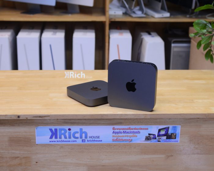 Mac Mini 2018. ( CTO ) 4-Core i3 3.6GHz. RAM 16GB. SSD 128GB. ( Space Gray )