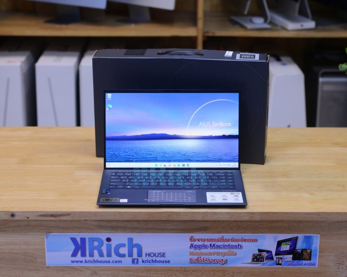 ASUS ZenBook 14 UX435EAL Intel Core i5-1135G7 2.40GHz. Ram 8GB SSD 512GB 14-inch Display Full HD FullBox + ASUS Softcase ASUS Onsite Warranty 15-11-2024