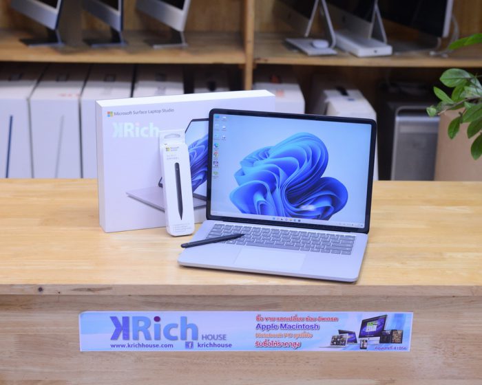 Microsoft TOP MODEL-Surface Laptop Studio 4-Core Intel i7-11370H 3.30GHz. Ram 32GB. SSD 1TB. + Surface Slim Pen Full Box Microsoft Warranty 18-04-2023