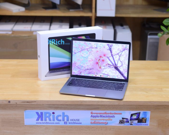MacBook Pro 13-inch 2020. Apple M1 8-Core RAM 8GB. SSD 512GB. ( Space Gray ) Full Box