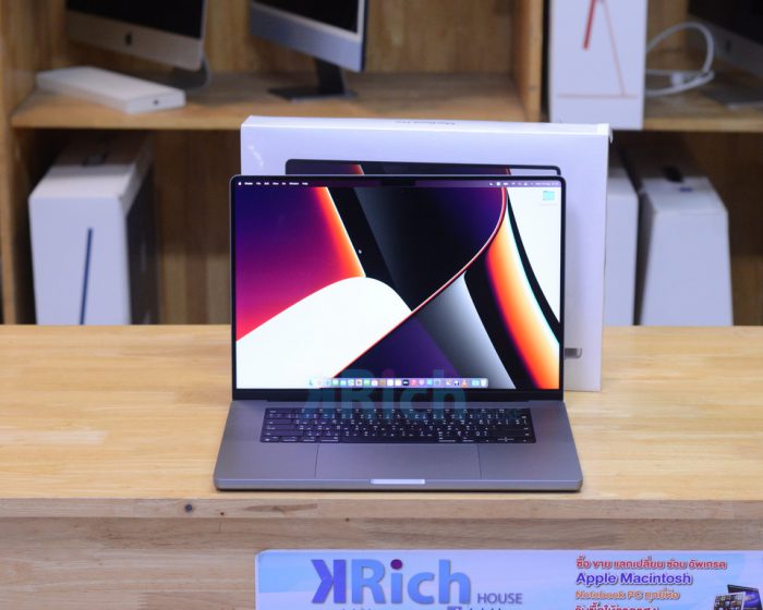 TOP Model - MacBook Pro 16-inch 2021 M1 Max 10-Core CPU / 32-Core GPU RAM 32GB SSD 1TB Space Gray Apple Warranty 09-02-2023 FullBox