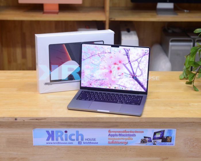 MacBook Pro Liquid Retina XDR 14-inch 2021. Apple M1 Pro CPU 8-Core GPU 14-Core RAM 16GB. SSD 512GB. ( Space Grey ) Full Box Apple Warranty 19-04-2023