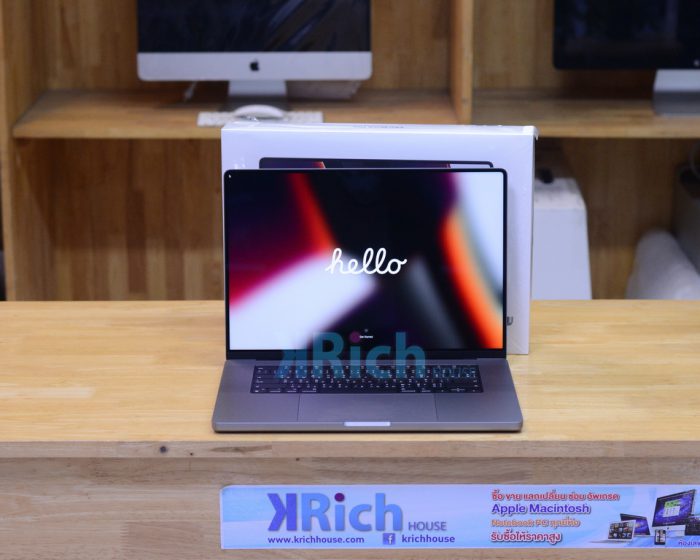 MacBook Pro 16-inch 2021 M1 Pro 10-Core CPU / 16-Core GPU RAM 16GB SSD 512GB SpaceGrey FullBox Apple Warranty 24-09-2023
