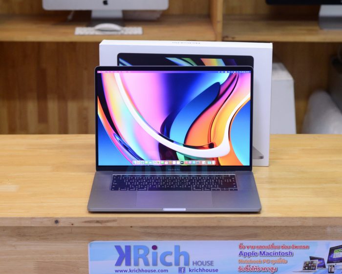 MacBook Pro Retina 16-inch 2019 Touch Bar (Space Gray) 6-Core i7 2.6GHz. RAM 16GB SSD 512GB Apple Care+ Warranty 04-04-2025