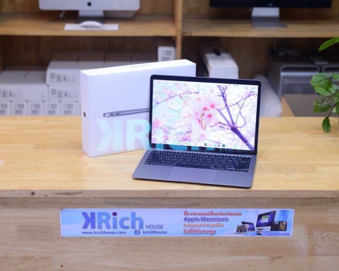 MacBook Air 13-inch 2020. Apple M1 8-Core GPU 8-Core RAM 8GB. SSD 512GB. ( Space Gray ) Full Box Apple Warranty 10-02-2023