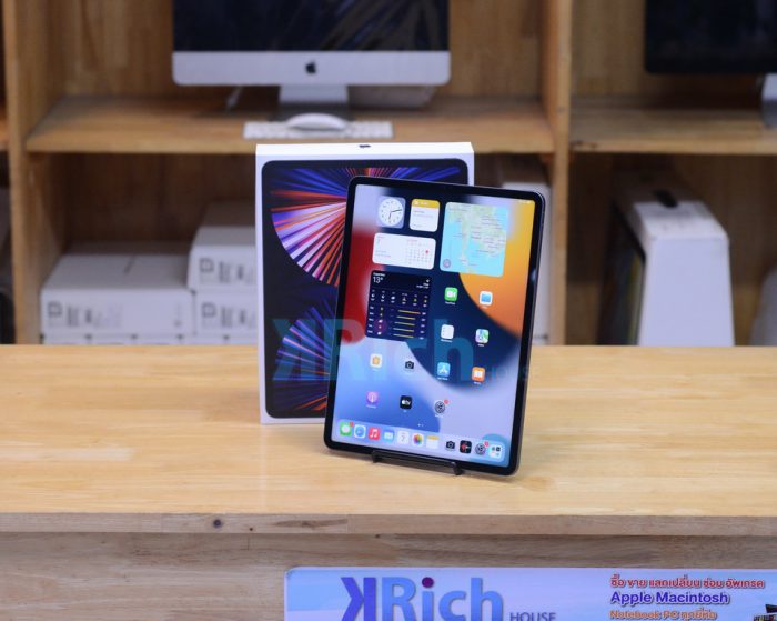 iPad Pro 12.9-inch (Gen 5) M1 2021 256GB WIFI SpaceGray FullBox Apple Warranty 05-03-2023