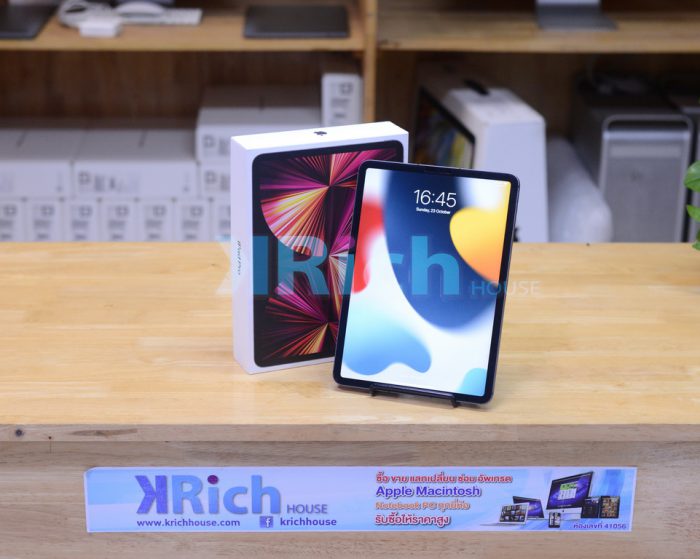 iPad Pro 11-inch 2021 ( Gen 3 / Chip M1 ) 256GB Wi-Fi+Cellular ( Space Gray ) Full Box
